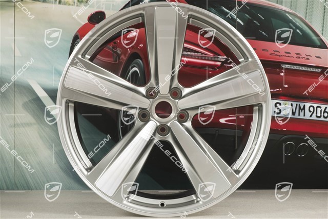 21-inch wheel rim "Exclusive Sport Designe" 10J x 21 ET 19, platin silver