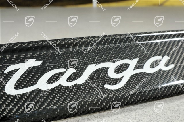 Carbon door entry guards, "TARGA" logo, L