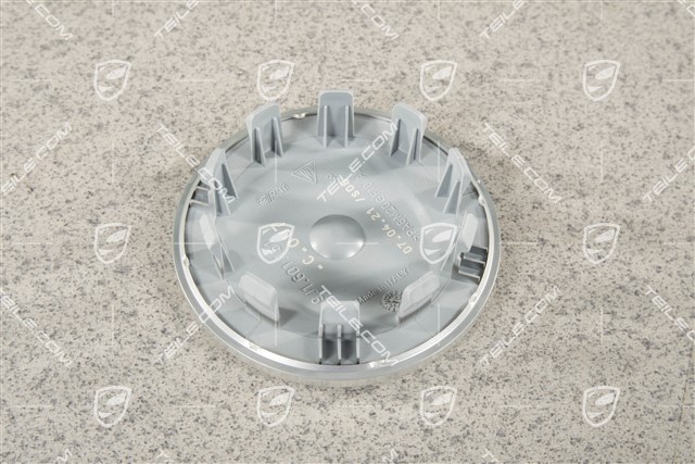 Wheel hub cap, Platinsilver / silver