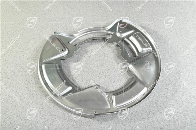 Rear axle disc brake protective plate, PCCB, L