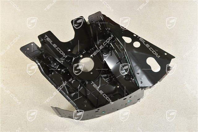 Wheel arch upper part / spring mounting, R