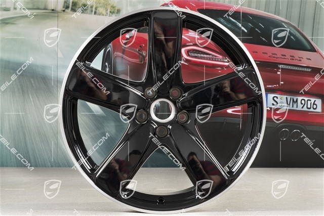 19"-inch alloy wheel Macan SportClassic, 8J x 19 ET21 + 9J x 19 ET21, black high gloss