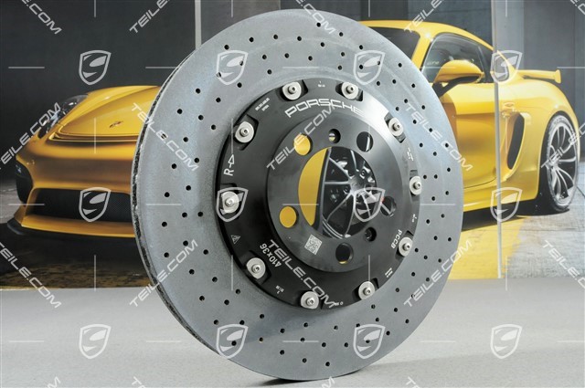 PCCB Ceramic brake disc set, 2x front + 2x rear, 991 GT3/GT3RS/GT2RS