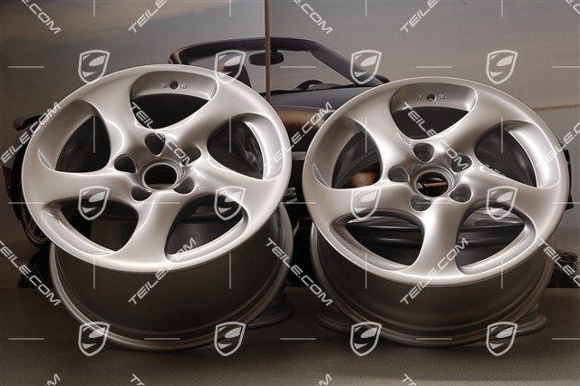 18-inch Turbo Look II wheel set, 8J x 18 ET50 + 10J x ET47