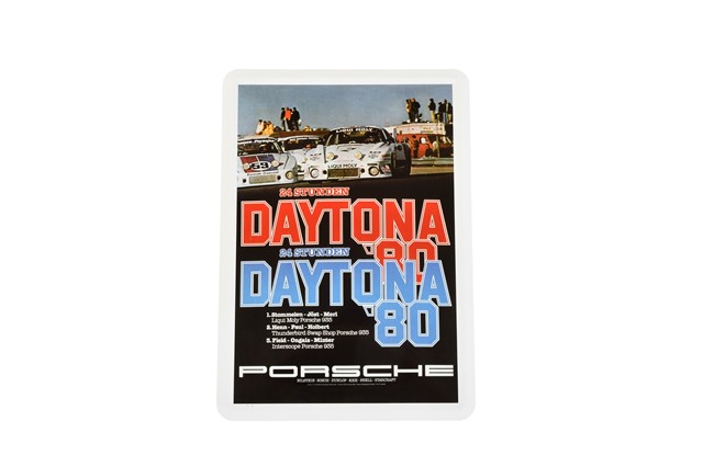 Porsche Blechkarte Daytona 935 10 cm  x 15 cm