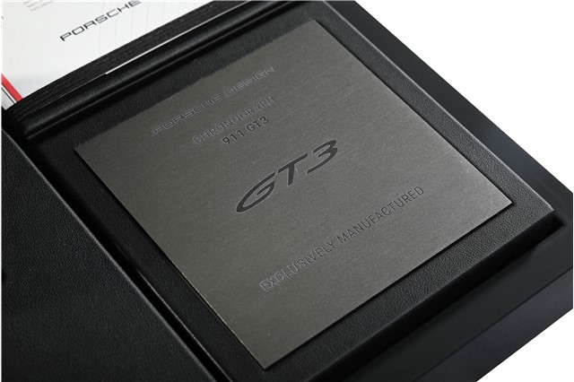 Porsche Design Chronograph 911 992 GT3, custom-built, black/yellow