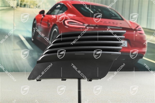 Turbo Cross Turismo, Rear bumper, Towing hook lug cover / cap / trim, Black matte, L