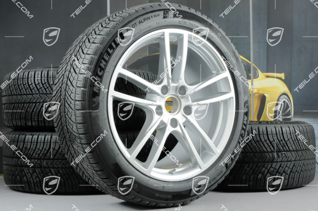 20-inch Cayenne Sport winter wheel set, rims 9J x 20 ET50 + 10,5J x 20 ET64 + Michelin winter tyres 275/45 R20 + 305/40 R20, with TPMS