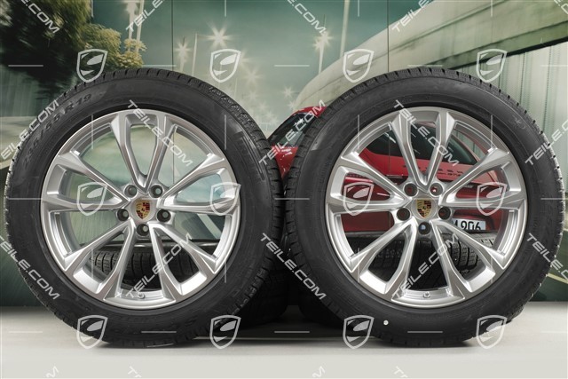 19-inch "Macan Design" winter wheels set, rims 8,5J x 19 ET21 + 9J x 19 ET21 + NEW Pirelli winter tyres 235/55 R19 + 255/50 R19, with TPMS