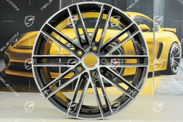 20-inch wheel rim 911 Turbo IV, 11,5J x 20 ET76, Titan