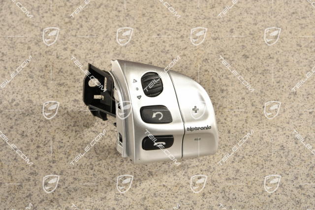 Schaltmodul mit Schaltpaddel, Tiptronic, Galvanosilber, R