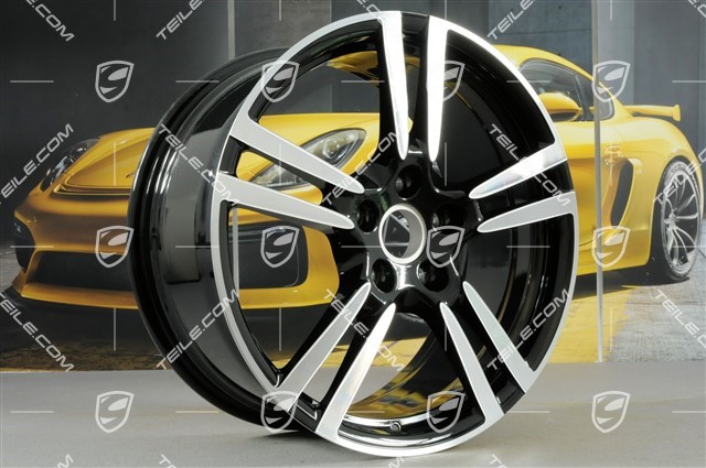 20-inch Turbo II wheel, 9,5 J x 20 ET65, black high gloss