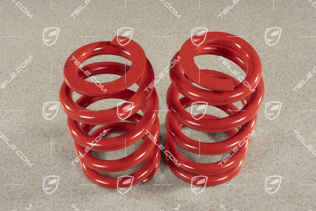 GT2RS / GT3 RS, Rear suspension spring coil set, PASM