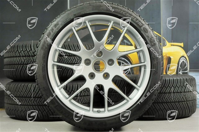 20" RS Spyder Winterräder Satz, Felgen 9,5J x 20 ET65 + 10,5J x 20 ET65 + NEUE Winterreifen Michelin Pilot Alpin 4, 255/40 R20 + 285/35 R20, mit RDK