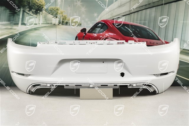 Rear bumper, without ParkAssist/PDC