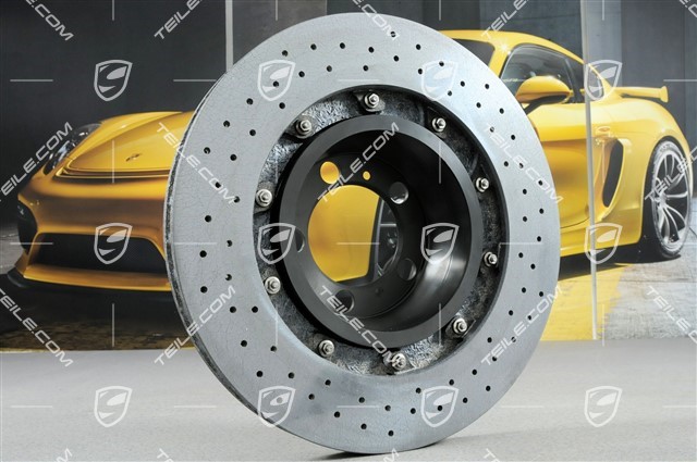 PCCB Ceramic brake disc set, 2x front + 2x rear, 991 GT3/GT3RS/GT2RS