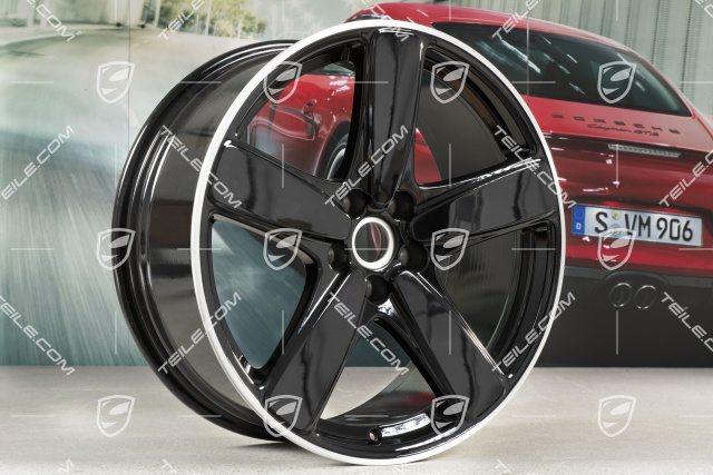 19"-inch alloy wheel Macan SportClassic, 8J x 19 ET21 + 9J x 19 ET21, black high gloss