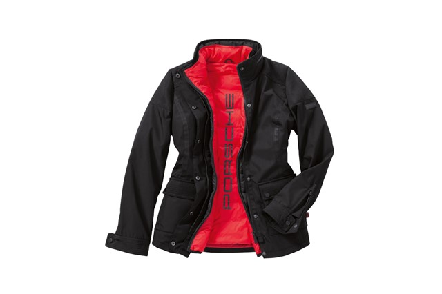 2 in 1 Jacket, Women, black/red XXL 46