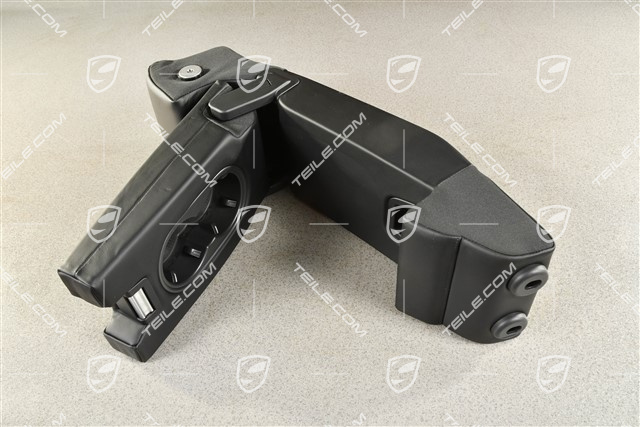 Backrest centre/armrest, black