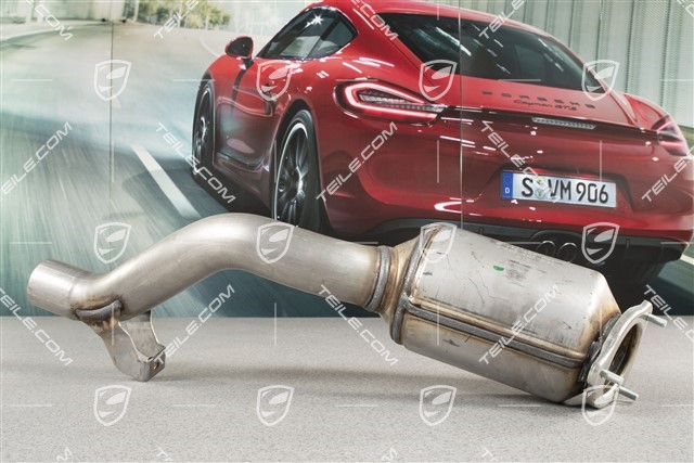 Front silencer, 3.0L 245kW, cyl. 4-6, L