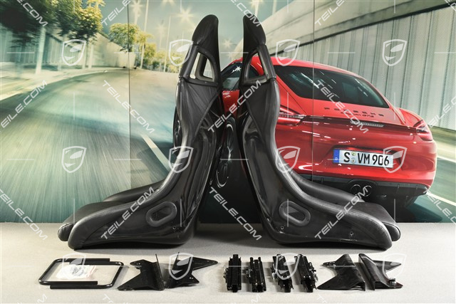 Schalensitze, Leder, schwarz, L+R