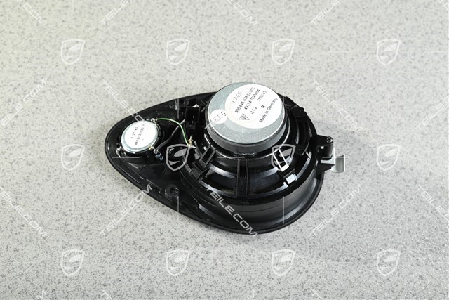 Convertible, Loudspeaker, rear, Satin Black, R