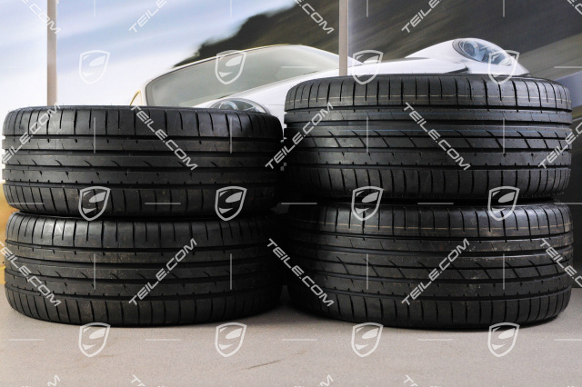 19-inch Cayman S summer wheel set, 8J x 19 ET57 + 9,5J x 19 ET45, tyres 235/40 ZR19 + 265/40 ZR19 + TPM