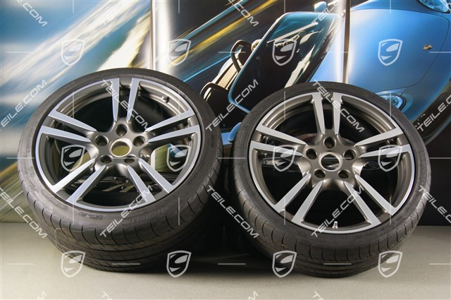 19-inch TURBO II summer wheel set, wheels: 8J x 19 ET57 + 11J x 19 ET67 + tyres: 235/35 ZR19 + 295/30 ZR19, with TPMS