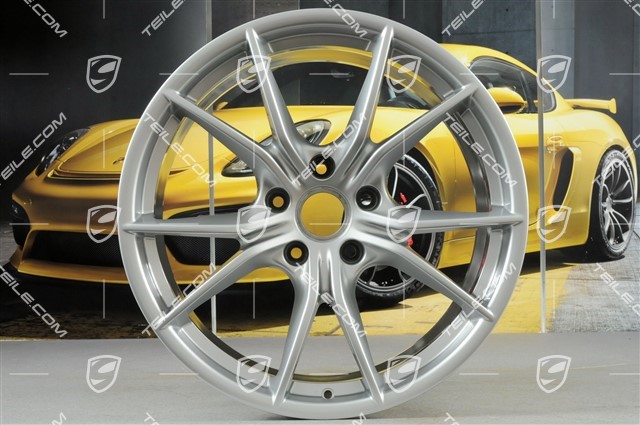 20" Felgensatz Carrera S IV, 8J x 20 ET57 + 10J x 20 ET45, Brilliantchromlack