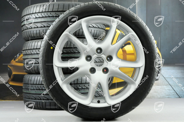 20" Sport Design Sommerräder Satz, Felgen 9J x 20 ET60 + NEUE Bridgestone Dueler Sommerreifen 275/40 R20