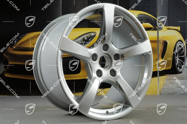 19-inch Cayman S wheel rim set, 8J x 19 ET57 + 10J x 19 ET45