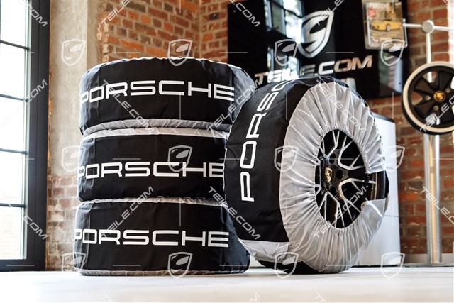 Porsche Classic Wheel / tire-bags set, size XL, 911 991/992 / 718 Boxster/Cayman 981/982 / Carrera GT / 918 Spyder / Cayenne E1 / Panamera / Taycan