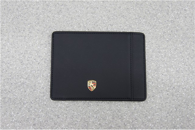 Credit card holder crest (car interior leather)