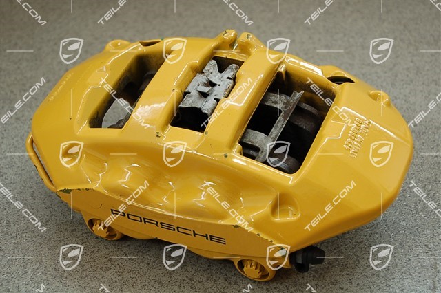 Fixed calliper, PCCB, GT2/GT3, yellow, R