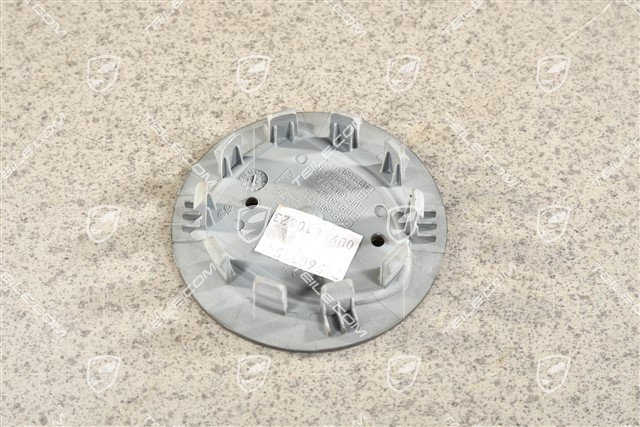 Hub cap, concave, crest coloured, Vesuvgrau