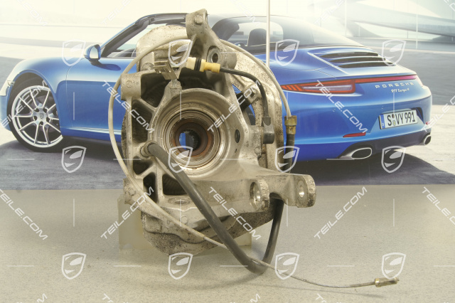 Wheel carrier assembly (incl. wheel hub and angular contact ball bearing), R