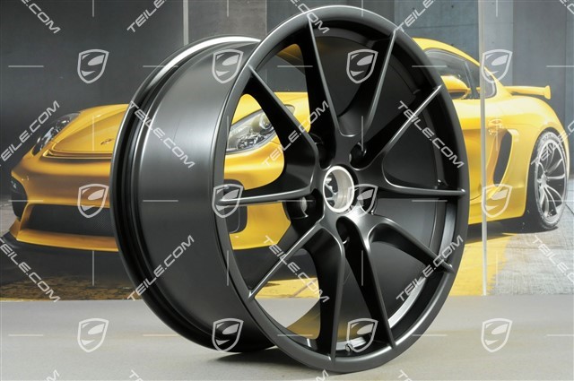 20-inch wheel, Carrera S III, 9,5J x 20 ET45, black satin mat