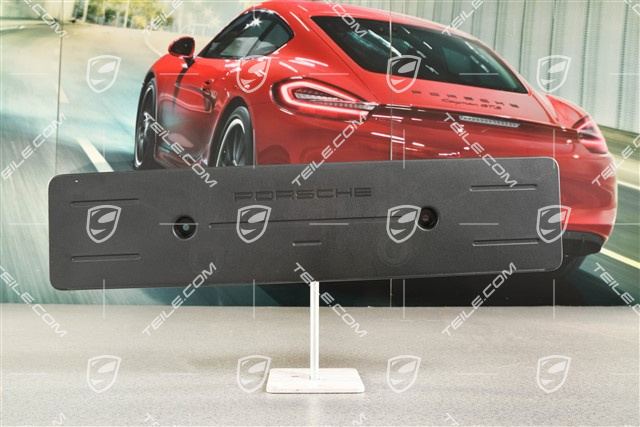 Porsche rear license store plate frame