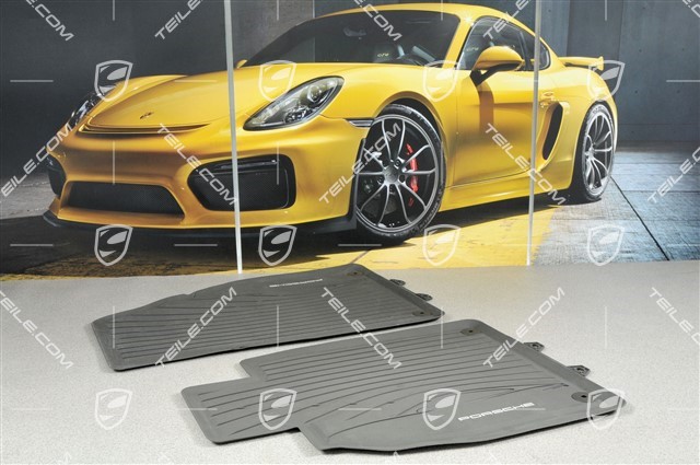 Porsche All-Weather Floor Mats for 718/911