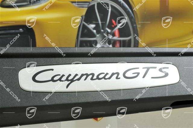 Scuff plate, sill cover, Cayman GTS, L
