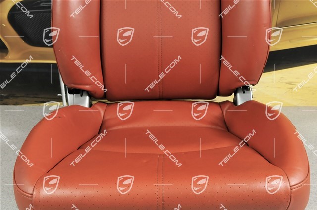 Seat, el adjustable, Lumbar, leather, Terracotta, damage, R
