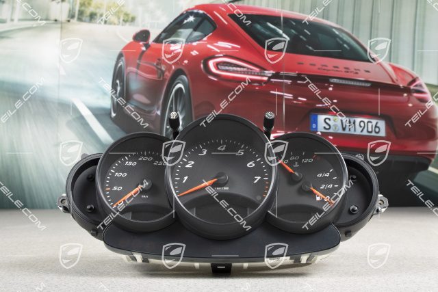 Instrument cluster, 5th-speed manual transmission, standard package