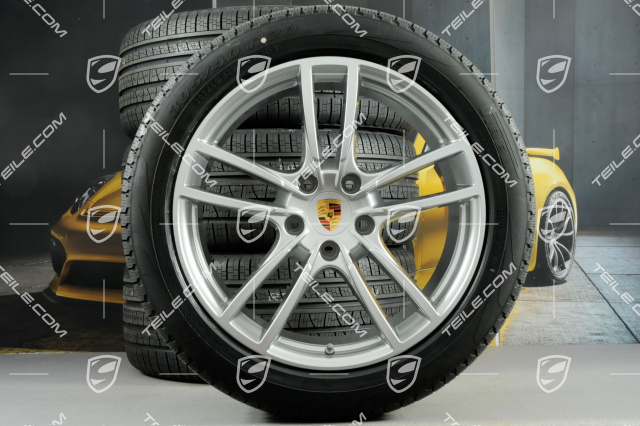 20-inch all-season wheel set, Cayenne Sport, tyres 9J x 20 ET50 + 10,5J x 20 ET64 + all-season tyres  Pirelli Scorpion 275/45R20, 305/40R20, with TPMS