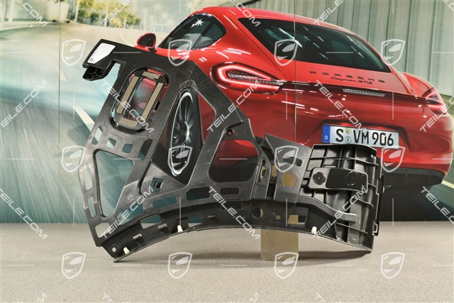 Holding / support rail, rear bumper,  lateral, L