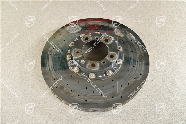 PCCB tarcza hamulcowa ceramiczna, 20" / 420mm, uszkodzona, R