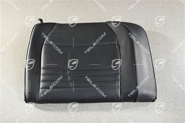 Rear seat backrest, leather, metropole blue, Cabrio, R