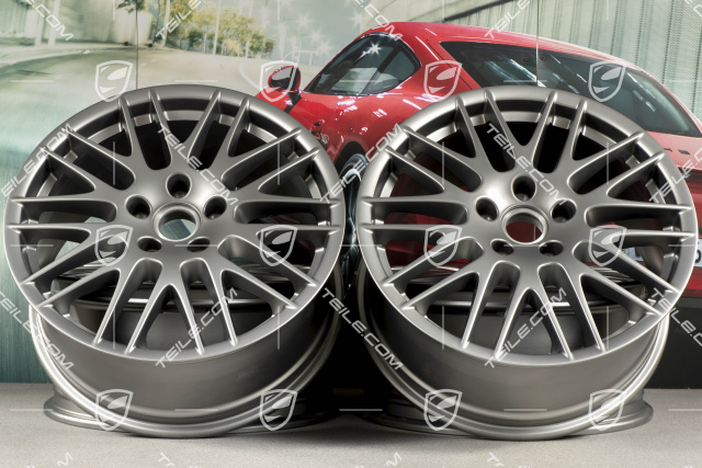 20" Komplet felg RS Spyder, 9J x 20 ET57, Platinum satynowy mat