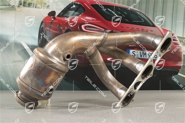 Exhaust manifold with catalytic converter, GT3, 4,0L 368/382kW, L