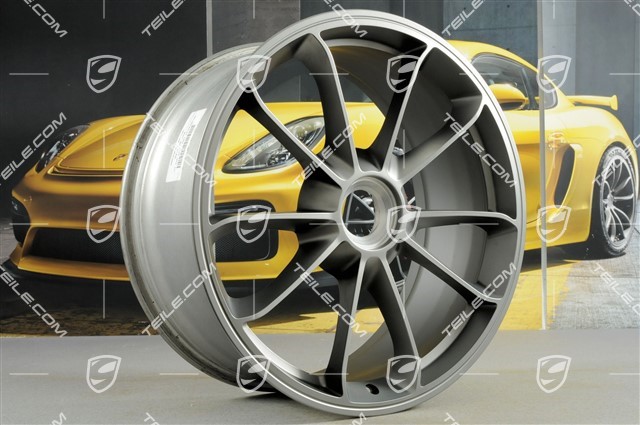 20" Felgensatz GT3, 9J x 20 ET55 + 12J x 20 ET47, in Platinum (seidenmatt)