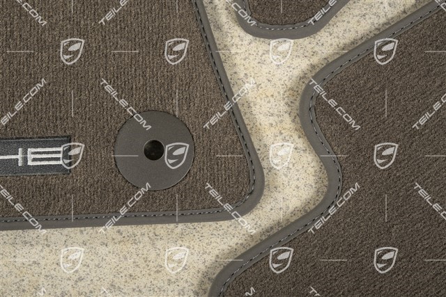 Floor mat set, Climatronic, Agate grey, RL / UK-Version